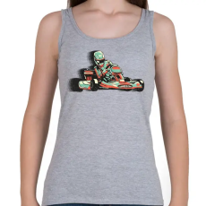 PRINTFASHION Gokart - Női atléta - Sport szürke