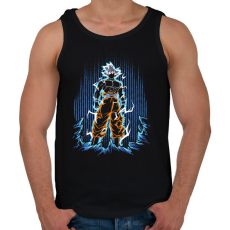 PRINTFASHION goku - Férfi atléta - Fekete