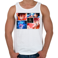 PRINTFASHION GOKU forever  - Férfi atléta - Fehér