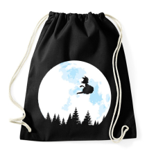 PRINTFASHION Goku holdfényben - Sportzsák, Tornazsák - Fekete tornazsák