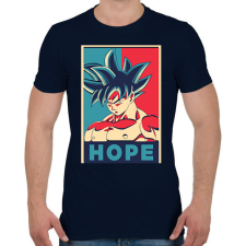 PRINTFASHION Goku Hope - Férfi póló - Sötétkék férfi póló