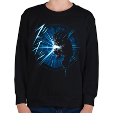PRINTFASHION Goku kamehameha vol1 - Gyerek pulóver - Fekete gyerek pulóver, kardigán