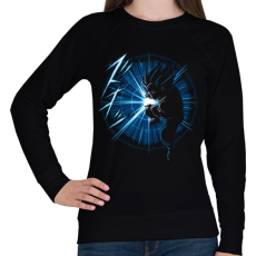 PRINTFASHION Goku kamehameha vol1 - Női pulóver - Fekete