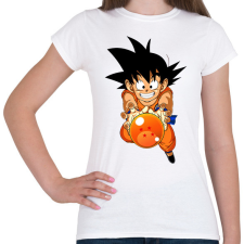 PRINTFASHION goku - Női póló - Fehér női póló