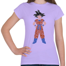 PRINTFASHION Goku - Női póló - Viola