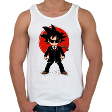 PRINTFASHION Goku - Ügynök - Férfi atléta - Fehér atléta, trikó