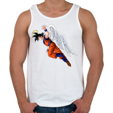 PRINTFASHION gokuangel.png - Férfi atléta - Fehér atléta, trikó