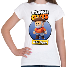 PRINTFASHION Gold Digger - Női póló - Fehér női póló