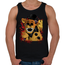 PRINTFASHION golden freddy - Férfi atléta - Fekete