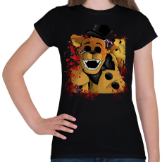 PRINTFASHION golden freddy - Női póló - Fekete