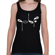 PRINTFASHION Golf  - Női atléta - Fekete