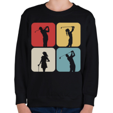 PRINTFASHION Golfozók - Gyerek pulóver - Fekete gyerek pulóver, kardigán