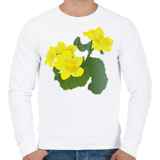 PRINTFASHION Gólyahír - Férfi pulóver - Fehér férfi pulóver, kardigán