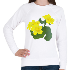 PRINTFASHION Gólyahír - Női pulóver - Fehér női pulóver, kardigán