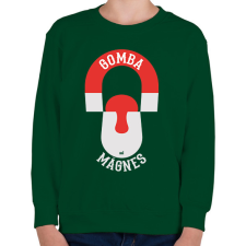 PRINTFASHION Gomba mágnes gombász ajándék - Gyerek pulóver - Sötétzöld gyerek pulóver, kardigán