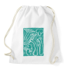 PRINTFASHION Gombák - Sportzsák, Tornazsák - Fehér