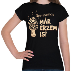 PRINTFASHION Gombász ajándék - Női póló - Fekete