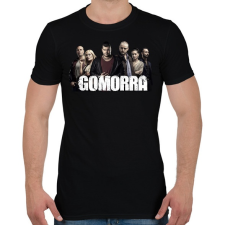 PRINTFASHION Gomorra - Férfi póló - Fekete férfi póló
