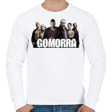 PRINTFASHION Gomorra - Férfi pulóver - Fehér férfi pulóver, kardigán