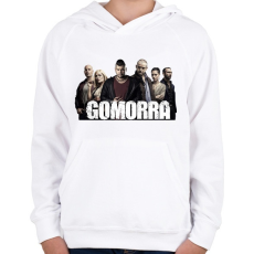 PRINTFASHION Gomorra - Gyerek kapucnis pulóver - Fehér