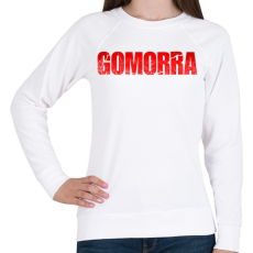 PRINTFASHION Gomorra logo - Női pulóver - Fehér