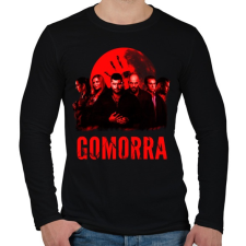 PRINTFASHION gomorra-red - Férfi hosszú ujjú póló - Fekete férfi póló