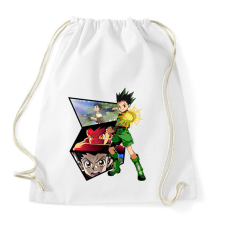 PRINTFASHION Gon Freecss - Sportzsák, Tornazsák - Fehér tornazsák