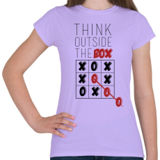 PRINTFASHION Gondolkodj. - Női póló - Viola