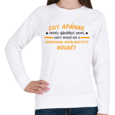 PRINTFASHION Gondosan kiválasztott bögre - Női pulóver - Fehér női pulóver, kardigán