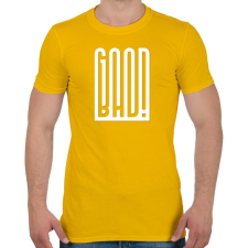 PRINTFASHION Good-bad- minden rosszban van valami jó - Férfi póló - Sárga férfi póló