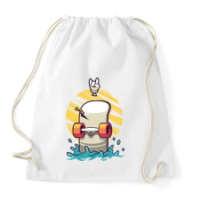 PRINTFASHION Gördeszka  - Sportzsák, Tornazsák - Fehér tornazsák