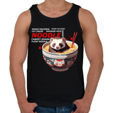 PRINTFASHION görény megszólításai - Férfi atléta - Fekete
