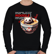 PRINTFASHION görény megszólításai - Férfi pulóver - Fekete