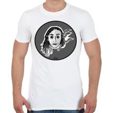 PRINTFASHION Gorgó - Férfi póló - Fehér