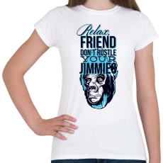 PRINTFASHION Gorilla arc - világos alaphoz - Női póló - Fehér