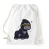 PRINTFASHION gorilla - Sportzsák, Tornazsák - Fehér