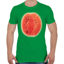 PRINTFASHION Görögdinnye - Férfi póló - Zöld férfi póló