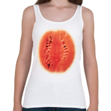 PRINTFASHION Görögdinnye - Női atléta - Fehér női trikó