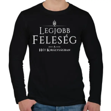 PRINTFASHION got-legjobb-feleseg-white - Férfi hosszú ujjú póló - Fekete férfi póló