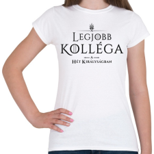 PRINTFASHION got-legjobb-kollega-black - Női póló - Fehér női póló