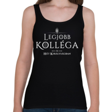 PRINTFASHION got-legjobb-kollega-white - Női atléta - Fekete