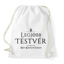 PRINTFASHION got-legjobb-testver-black - Sportzsák, Tornazsák - Fehér tornazsák