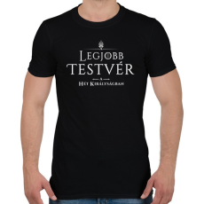 PRINTFASHION got-legjobb-testver-white - Férfi póló - Fekete