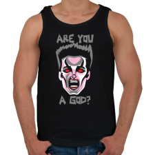 PRINTFASHION gózeri gózer - Férfi atléta - Fekete atléta, trikó