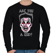 PRINTFASHION gózeri gózer - Férfi pulóver - Fekete férfi pulóver, kardigán