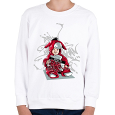 PRINTFASHION Graffiti - baba - Gyerek pulóver - Fehér