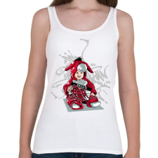 PRINTFASHION Graffiti - baba - Női atléta - Fehér női trikó