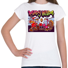 PRINTFASHION Graffiti - Karácsony - Női póló - Fehér női póló