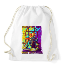 PRINTFASHION Graffiti - Macska - Sportzsák, Tornazsák - Fehér tornazsák