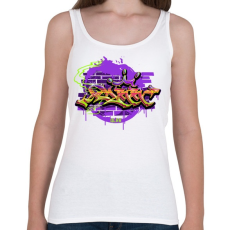 PRINTFASHION Graffiti - Női atléta - Fehér